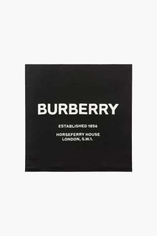 Burberry Horseferry Print Silk Square Scarf